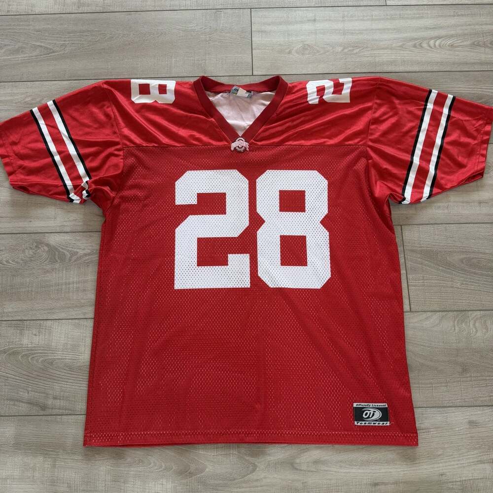 Ohio State Buckeyes Football Jersey Mens XL Red